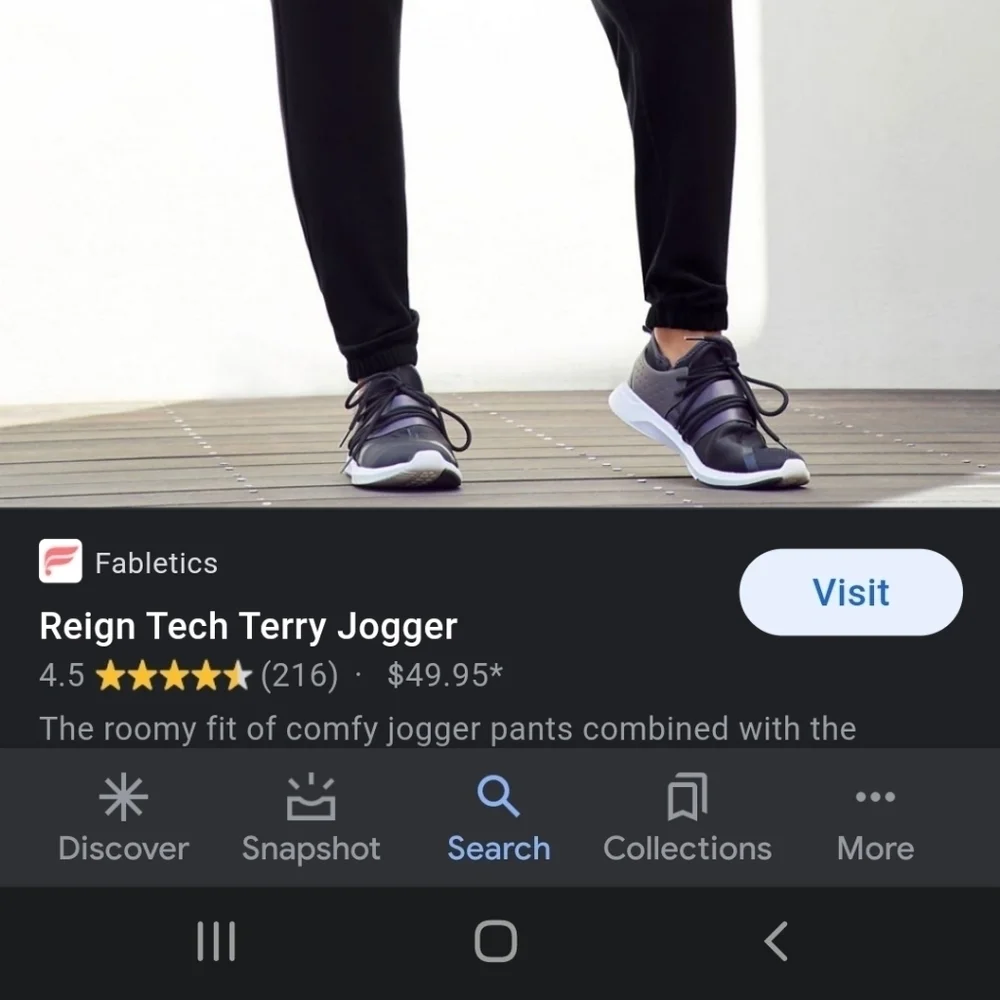 Fabletics Reign Terry jogger